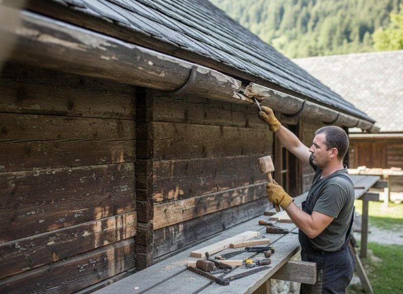 Wood Gutter Replacement