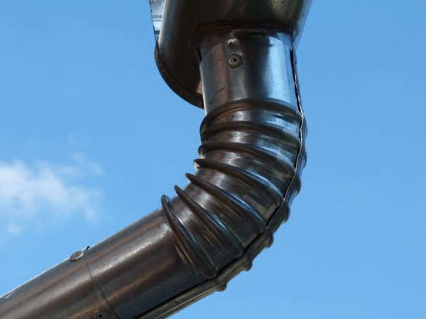 Metal Downspout Installation in Grosse Pointe